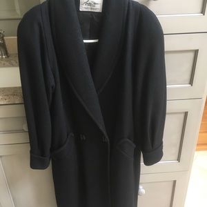 VINTAGE Black Coat Andrea Marin New York!